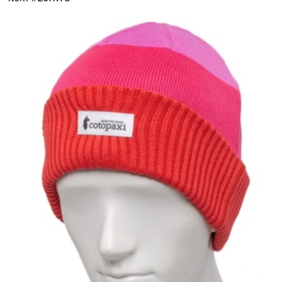 NEW💕❤️ Cotopaxi Gear for Good Alto Beanie - Canyon/Raspberry one size Unisex - Picture 3 of 6